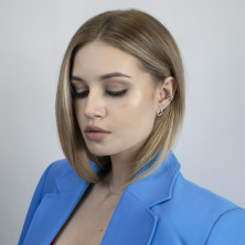 0201526-00245 Серьга-каффа (Серебро 925)