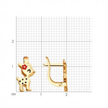 0200253 Серьги (Золото 585)