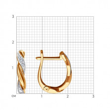 0200335 Серьги (Золото 585)