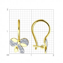 029433-2 Серьги (Золото 585)