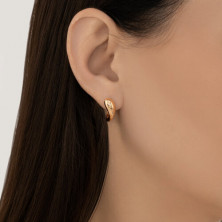 Серьги золотые пробы 585 без вставок