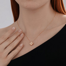 Колье золотое пробы 585 без вставок