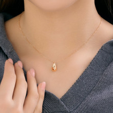 Колье золотое пробы 585 без вставок