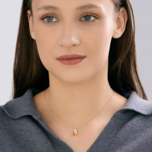 Колье золотое пробы 585 без вставок