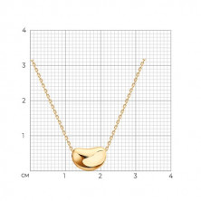 Колье золотое пробы 585 без вставок