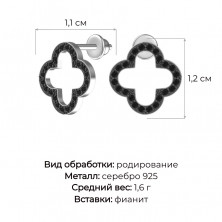 6101287-00205 Пусеты (Серебро 925)